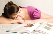 Sleepy Girl - Copyright – Stock Photo / Register Mark