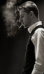 smoker - Copyright – Stock Photo / Register Mark