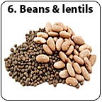 A pile of beans and lentils. - Copyright – Stock Photo / Register Mark