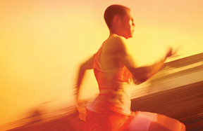 guy running - Copyright – Stock Photo / Register Mark